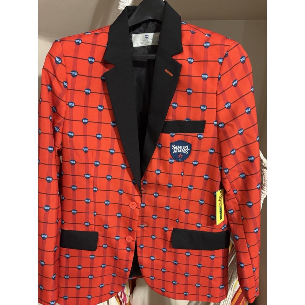 Samuel Adams Boston Sport Coat Jacket Blazer Christmas‎ Tipsy Elves